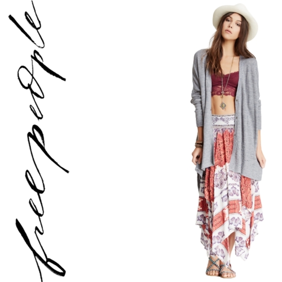 Free People Sweaters - Free People TGIF Oversized Hi-Lo Cardigan
